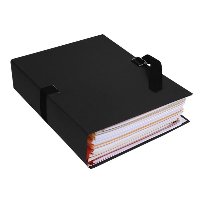 3130630007210-Exacompta - Carpeta de una solapa - ampliable - para A4 - capacidad: 1000 hojas - negro-P_52424_4-2