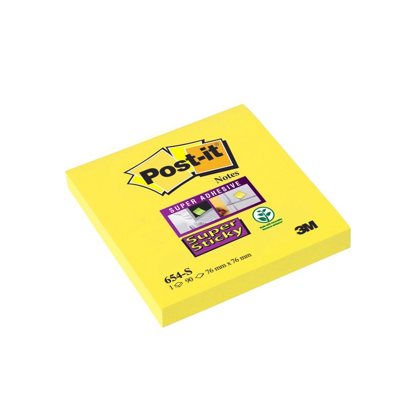 0000000403634-Post-it - Bloc notes Super Sticky - jaune jonquille - 76 x 76 mm-P_52430_1-0