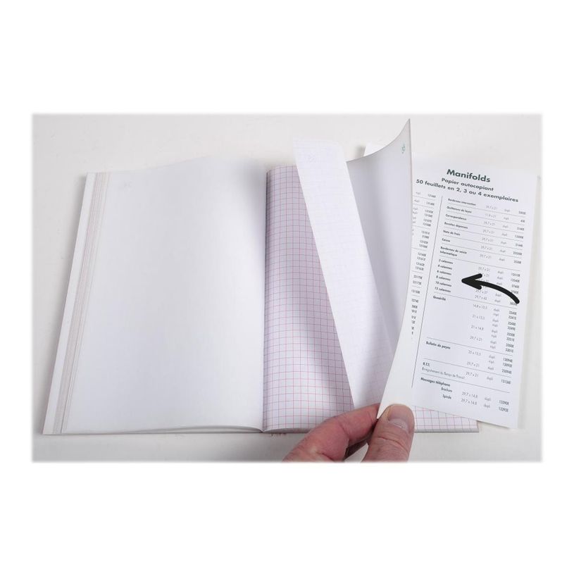 3130639032411-Exacompta - 5 Manifolds quadrillés 5x5 - 50 tripli - 15 x 10,5 cm-P_53241_2-0