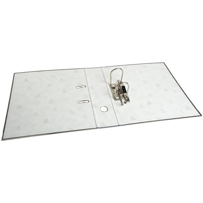 3130630537090-Exacompta - Classeur à levier - Dos 80 mm - A4 - pour 600 feuilles - gris marbré-P_53709_3-2