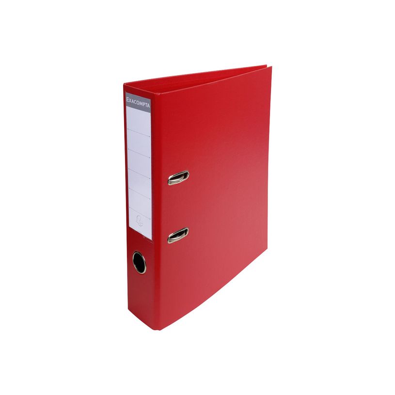 3130630537458-Exacompta - Classeur à levier - Dos 70 mm - A4 - pour 550 feuilles - rouge-P_53745_1-0