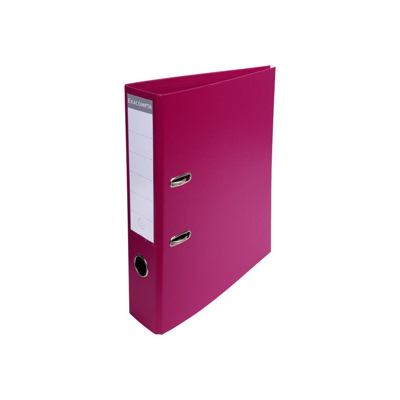 3130630537472-Exacompta - classeur à levier - pour A4 - capacité : 550 feuilles - Fuchsia-P_53747_1-0