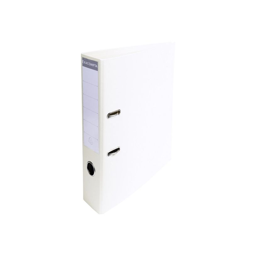 3130630537489-Exacompta - Classeur à levier - Dos 70 mm - A4 - pour 550 feuilles - blanc-P_53748_1-0