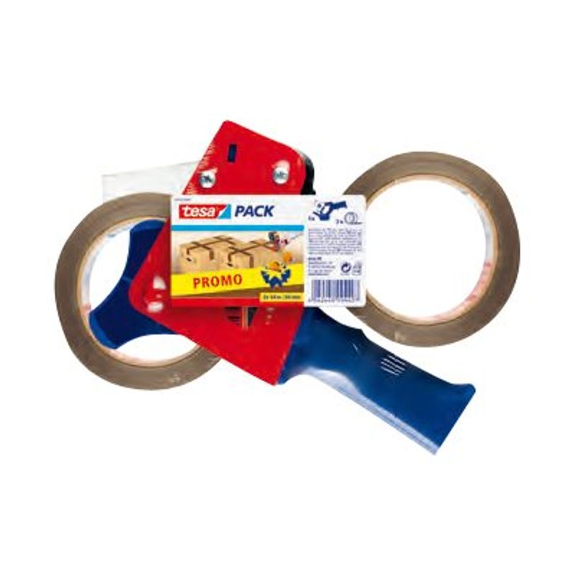 4042448094407-Tesapack - Dévidoir métallique + 2 Rubans adhésifs 50 mm x 66 m-P_57455_1-0