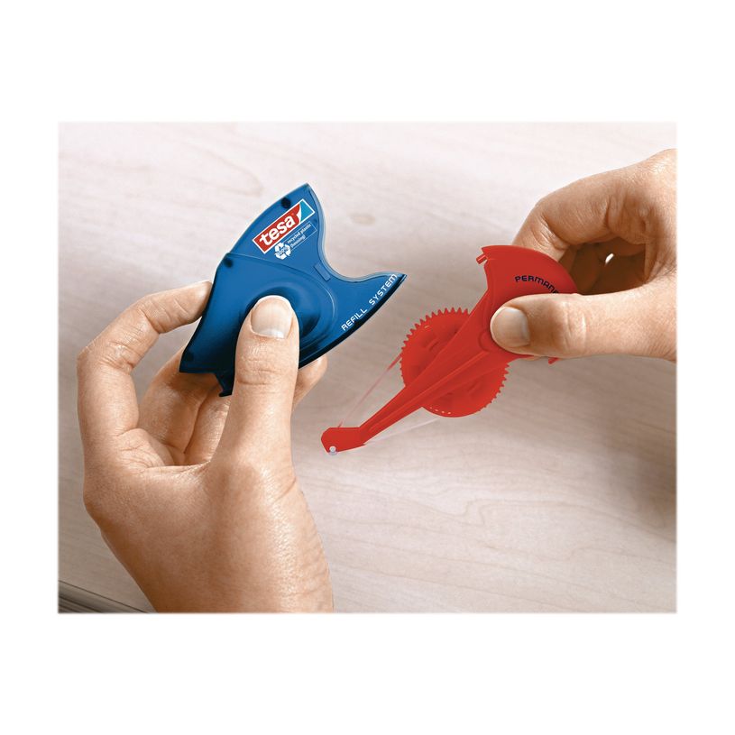 4042448110763-Tesa - Roller de colle - 8.4 mm x 14 m - rouge - permanent - boîtier transparent-P_59100_1-1