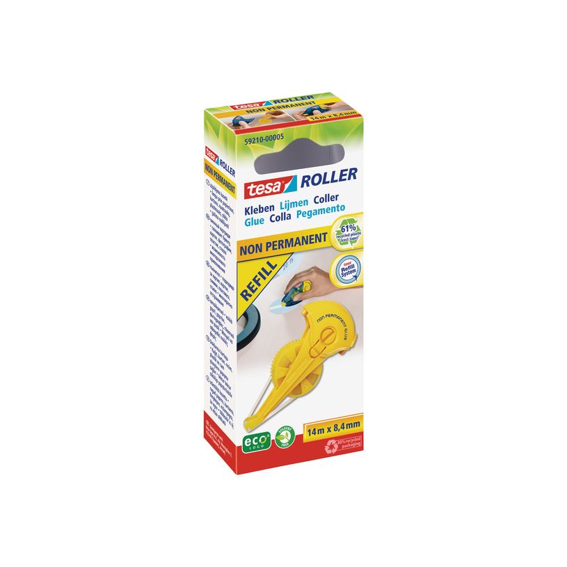 4042448110954-Tesa ecoLogo - Recharge pour rouleau de colle - 8.4 mm x 8.5 m - couleur jaunâtre - non perma-P_59210_1-0