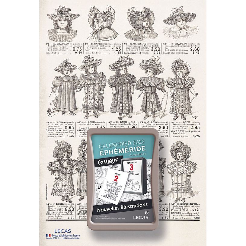 3147281601162-Lecas Rétro - Plaque avec bloc éphéméride humoristique - 17 x 25 cm - disponible dans diff-P_60116_5-4