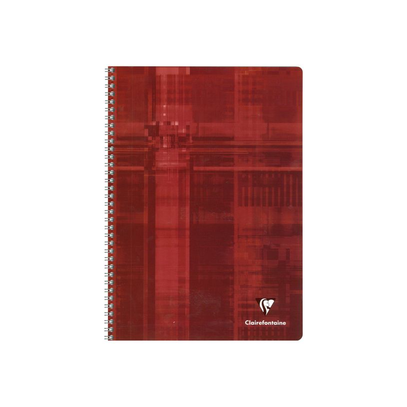 3329680681413-Clairefontaine - Cahier à spirale A4 (21x29,7 cm) - 100 pages - grands carreaux (Seyes) - disponible -P_68141_4-3
