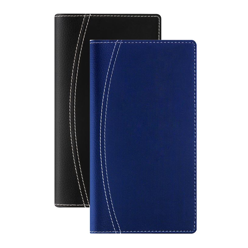 5412303129121-Agenda de poche spiralé Ferrara Interplan - 1 semaine sur 2 pages - 8,9 x 16 cm - noir - Brep-P_75033_1-0