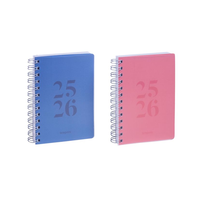 5412303125130-Agenda à spirale Wire-O - 1 jour par page - 11,5 x 16,9 cm - 2 couleurs disponibles - Brepols-P_77201_1-0