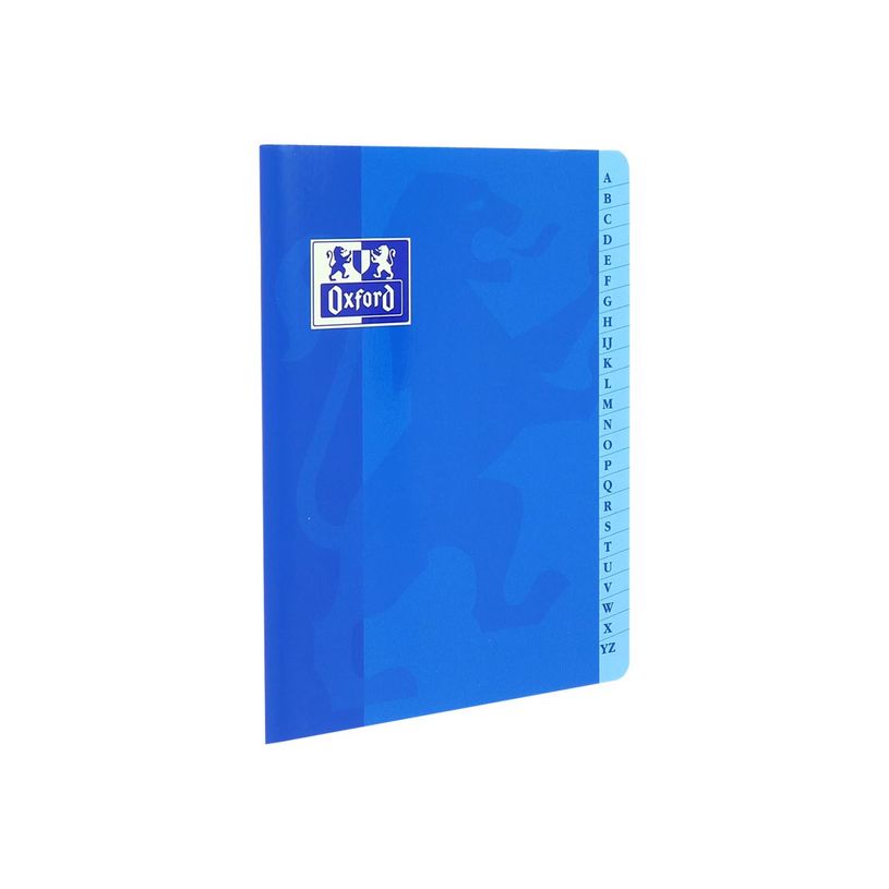 3020120814841-Oxford - Répertoire 17 x 22 cm - 120 pages - petits carreaux (5x5 mm) - disponible dans diff