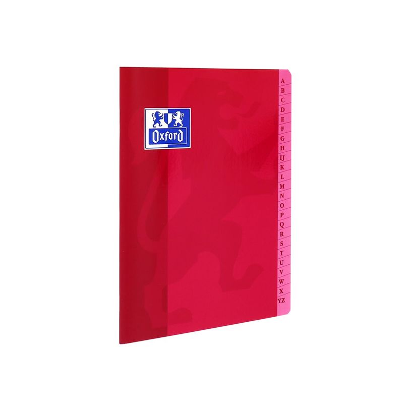3020120814841-Oxford - Répertoire 17 x 22 cm - 120 pages - petits carreaux (5x5 mm) - disponible dans diff