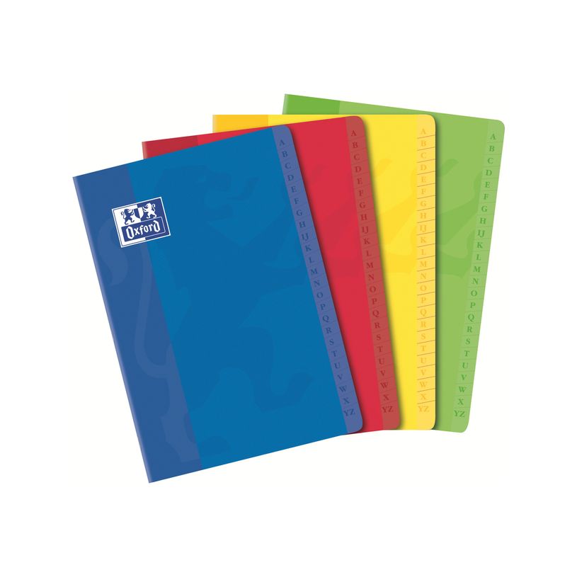 3020120817743-Oxford - Répertoire A4 (21x29,7 cm) - 96 pages - petits carreaux (5x5 mm) - disponible dans d-P_81774_1-0