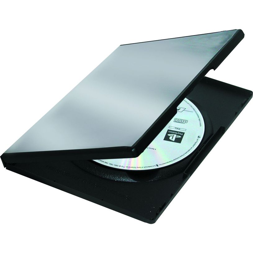 0077511833571-Fellowes - Pack de 5 boîtiers pour DVD - Noir-P_83357_1-0