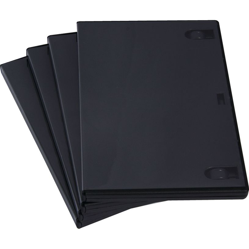 0077511833571-Fellowes - Pack de 5 boîtiers pour DVD - Noir-P_83357_4-3