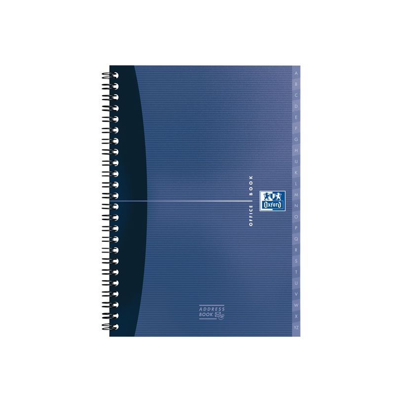3020120028002-Oxford office essentials - Répertoire à spirale A5 - 144 pages - Disponible dans différent-P_84474_10-3