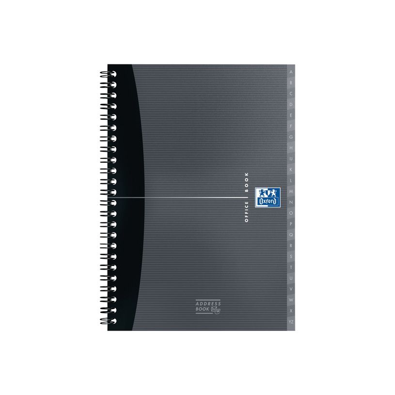 3020120028002-Oxford office essentials - Répertoire à spirale A5 - 144 pages - Disponible dans différent-P_84474_13-7