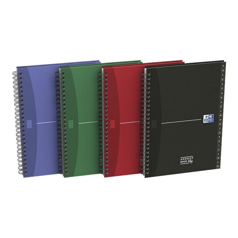 3020120028002-Oxford office essentials - Répertoire à spirale A5 - 144 pages - Disponible dans différent-P_84474_14-5