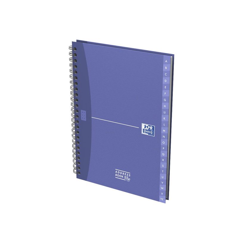 3020120028002-Oxford office essentials - Répertoire à spirale A5 - 144 pages - Disponible dans différen-P_84474_15-10