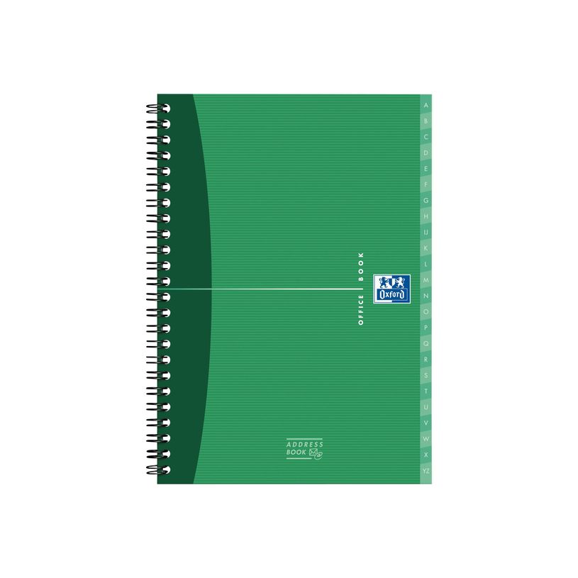 3020120028002-Oxford office essentials - Répertoire à spirale A5 - 144 pages - Disponible dans différente-P_84474_8-8