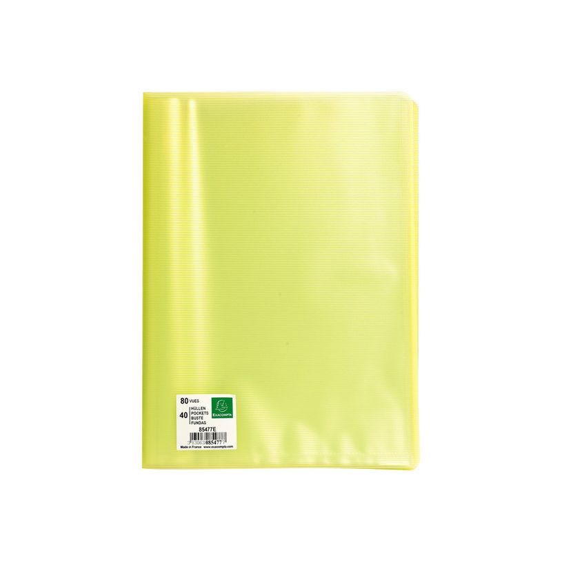 3130630854777-Exacompta Linicolor - Porte vues - 80 vues - A4 - disponible dans différentes couleurs-P_85477_4-3