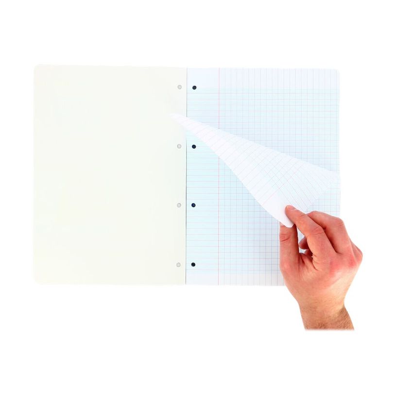 3020120021119-Hamelin - Bloc notes - A4 - 200 pages - grands carreaux - perforé-P_86951_7-6