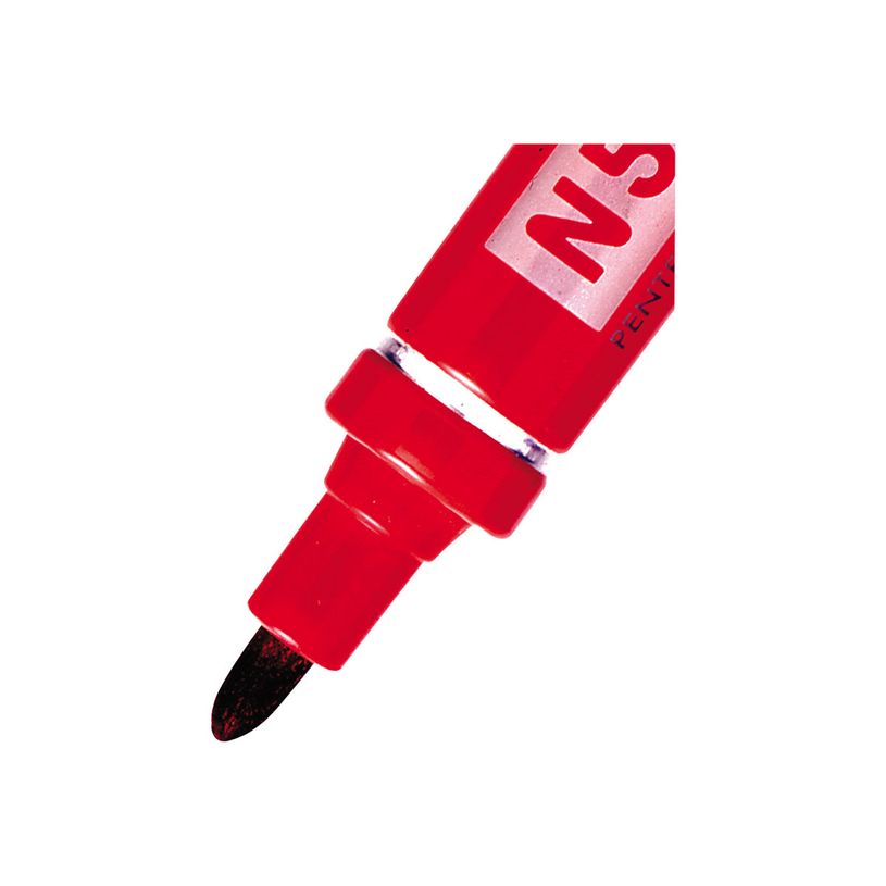 4902506077998-Pentel PEN N50 - Marqueur permanent - pointe ogive - rouge-P_87146_4-3
