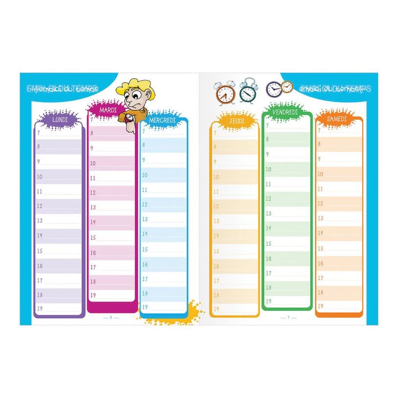 3147281911209-Cahier de textes Oxford Funny Pets - Megatext® - 15 x 21 cm - différents modèles disponibl-P_91120_5-14