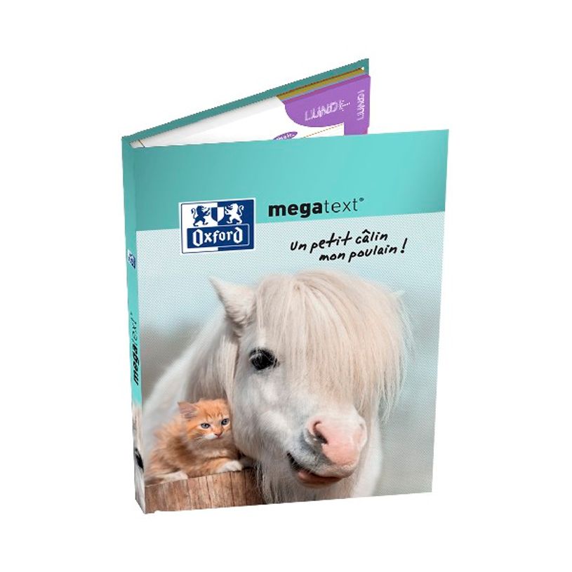 3147281911209-Cahier de textes Oxford Funny Pets - Megatext® - 15 x 21 cm - différents modèles disponible-P_91120_7-1