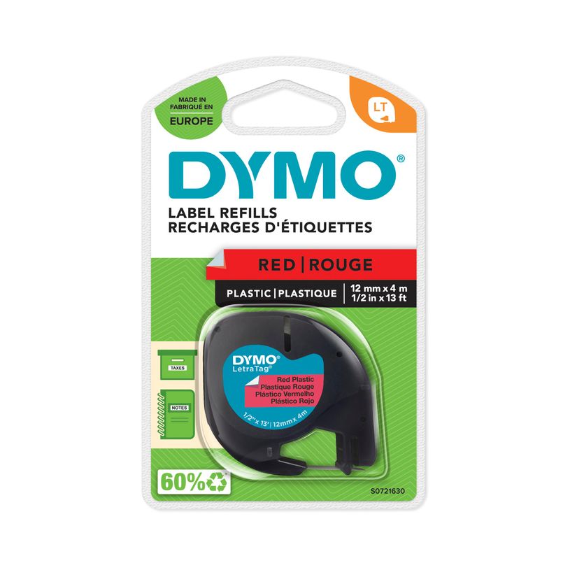 5411313912037-Dymo LetraTAG - Ruban d'étiquettes plastique auto-adhésives - 1 rouleau (12 mm x 4 m) - fond-P_91203_5-0