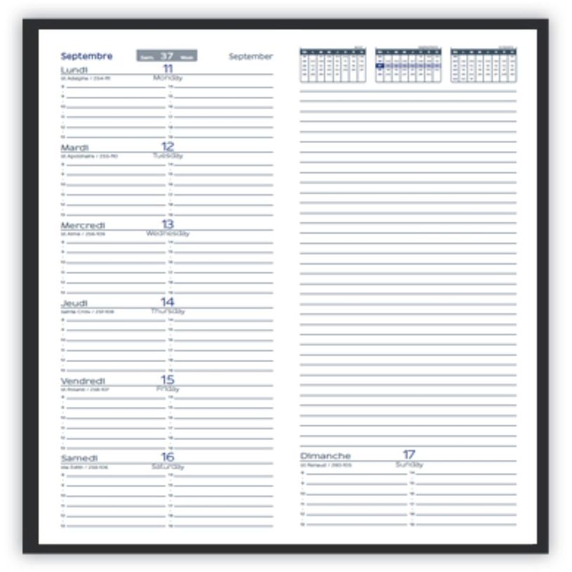 3147281930705-Agenda Lecas Classique - 1 semaine sur 2 pages - 9 x 17 cm - différents modèles disponibles-P_93070_8-6