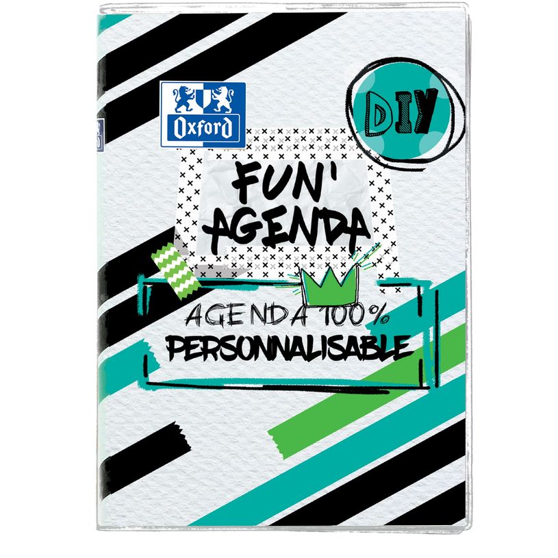 3147281943903-Agenda Oxford Fun'Agenda personnalisable - 1 jour par page - 12 x 18 cm - différents modèles-P_94390_7-3