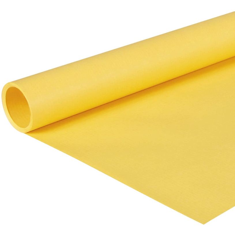3065503049151-Clairefontaine - Papier cadeau kraft - 70 cm x 3 m - 65 g/m² - jaune citron-P_95715_1-0