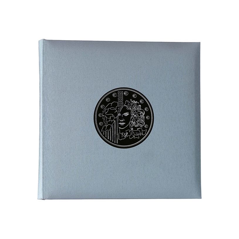 3130630960003-Exacompta - Classeur numismatique + 5 feuilles plastique - 24,5x25 cm - gris metallisé-P_96000_1-0