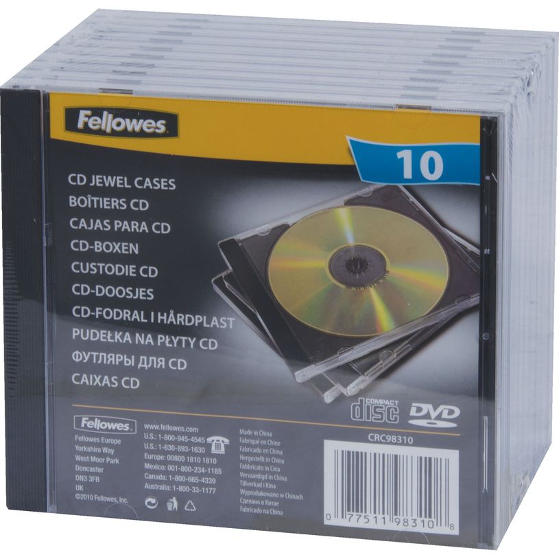 0400000983103-Fellowes - Pack 10 boîtiers CD Noir-P_98310_3-2