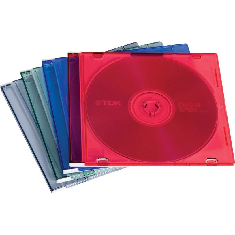 0077511983177-Fellowes - 25 boîtiers fins pour CD - couleurs assorties-P_98317_4-3