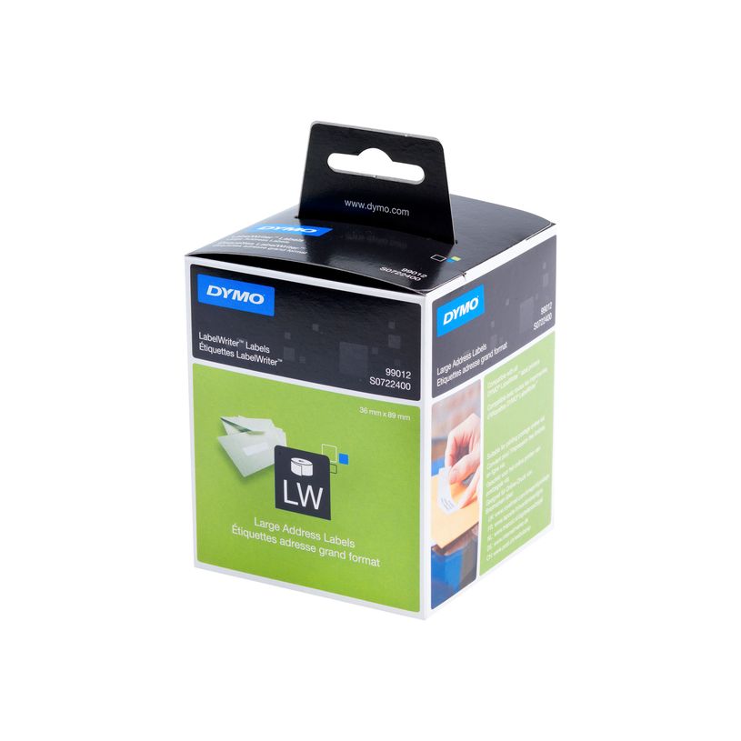 5411313990127-Dymo LabelWriter  - Ruban d'étiquettes auto-adhésives - 2 rouleaux de 260 étiquettes (36 x 89 mm) - -P_99012_1-4