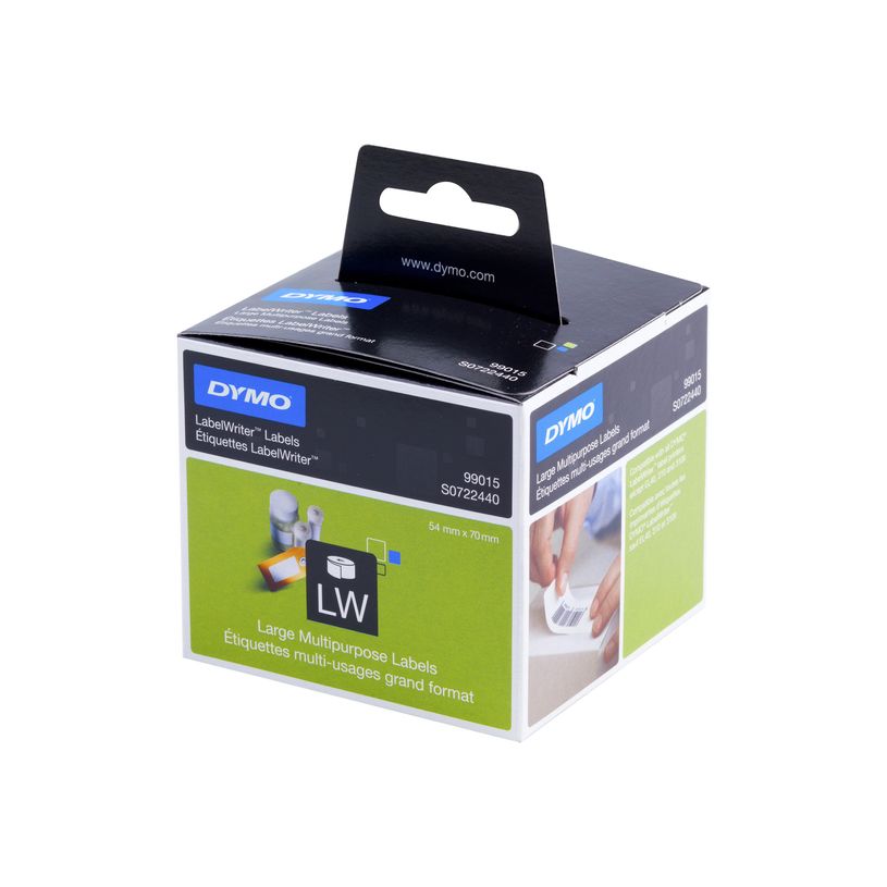5411313990158-Dymo LabelWriter MultiPurpose  - Ruban d'étiquettes auto-adhésives - 1 rouleau de 320 étiquettes (54 x 70 mm) - -P_99015_1-5
