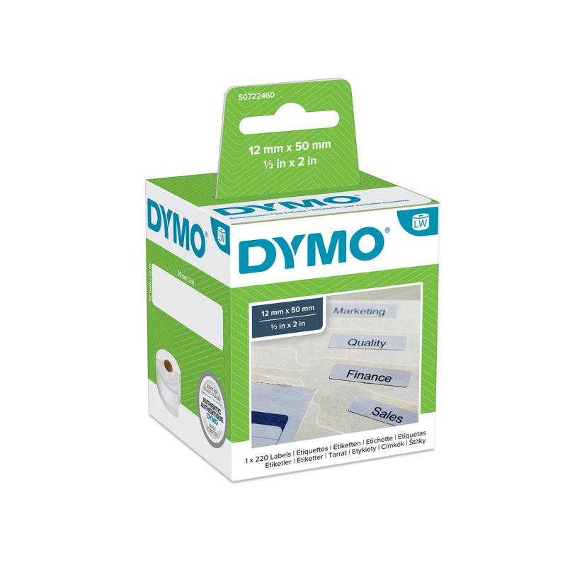 5411313990172-Dymo LabelWriter  - Ruban d'étiquettes auto-adhésives - 1 rouleau de 220 étiquettes (50 x 12 mm) - -P_99017_7-0