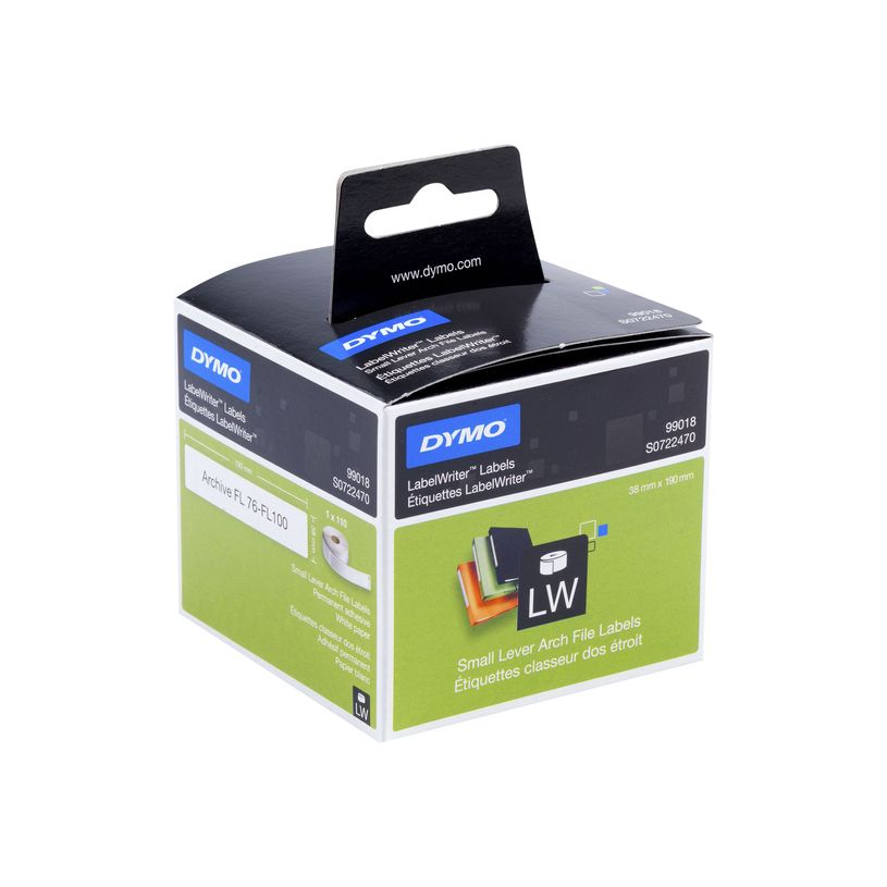 5411313990189-Dymo LabelWriter  - Ruban d'étiquettes auto-adhésives - 1 rouleau de 110 étiquettes (38 x 190 mm) - -P_99018_2-5