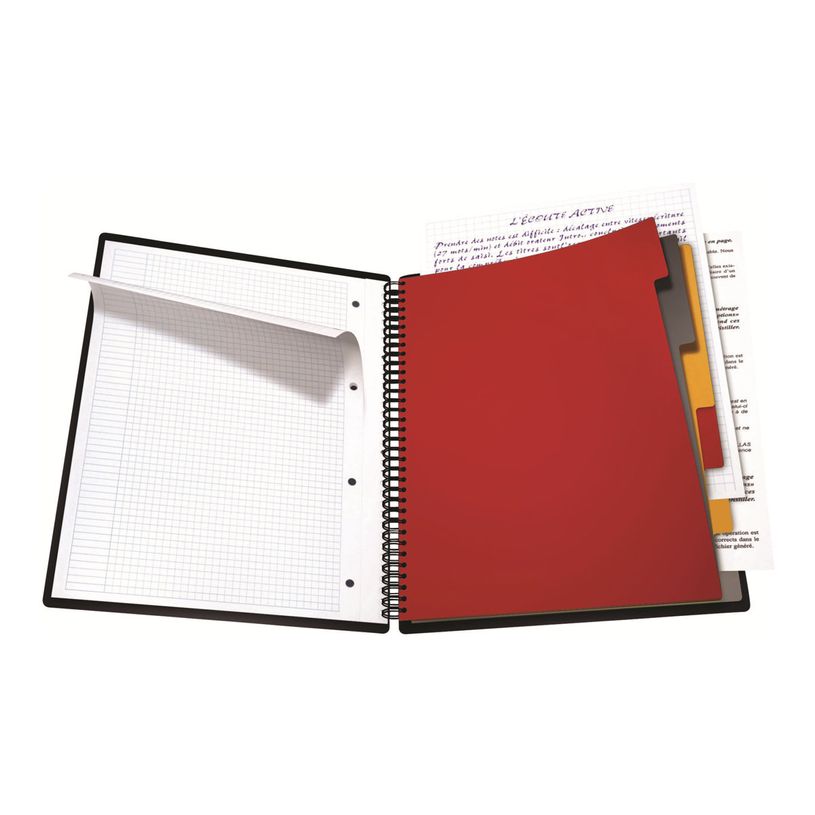 3020120018027-Oxford Organiserbook - Cahier à spirale A4+ - 160 pages - ligné-P_1001802_2-1