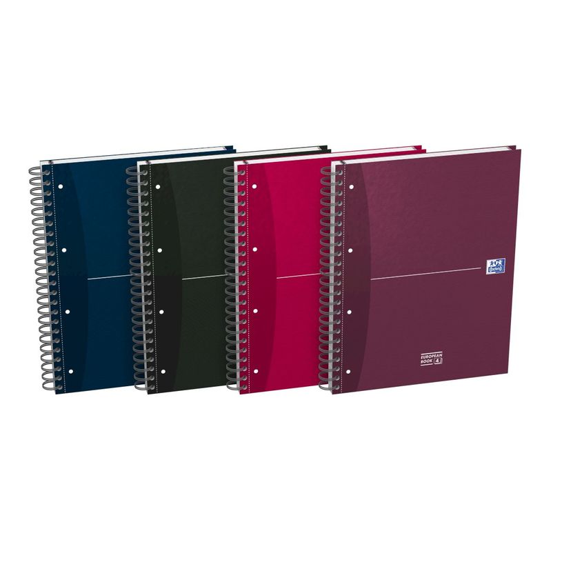 8412771025045-Oxford Europeanbook - Cahier A4 (21x29,7 cm) - 240 pages - petits carreaux (5x5 mm) - disponible dans diff--0