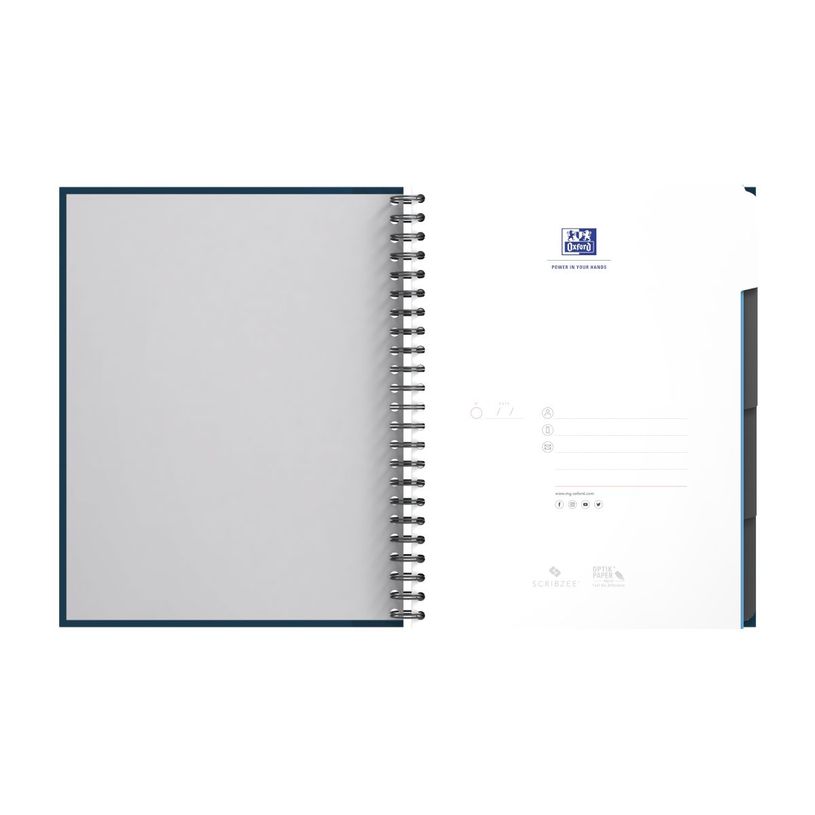 8412771025045-Oxford Europeanbook - Cahier A4 (21x29,7 cm) - 240 pages - petits carreaux (5x5 mm) - disponible dans diff--2