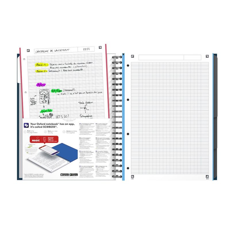 8412771025052-Oxford Europeanbook - Cahier A4 (21x29,7 cm) - 240 pages - grands carreaux (Seyes) - disponible dans diff--1