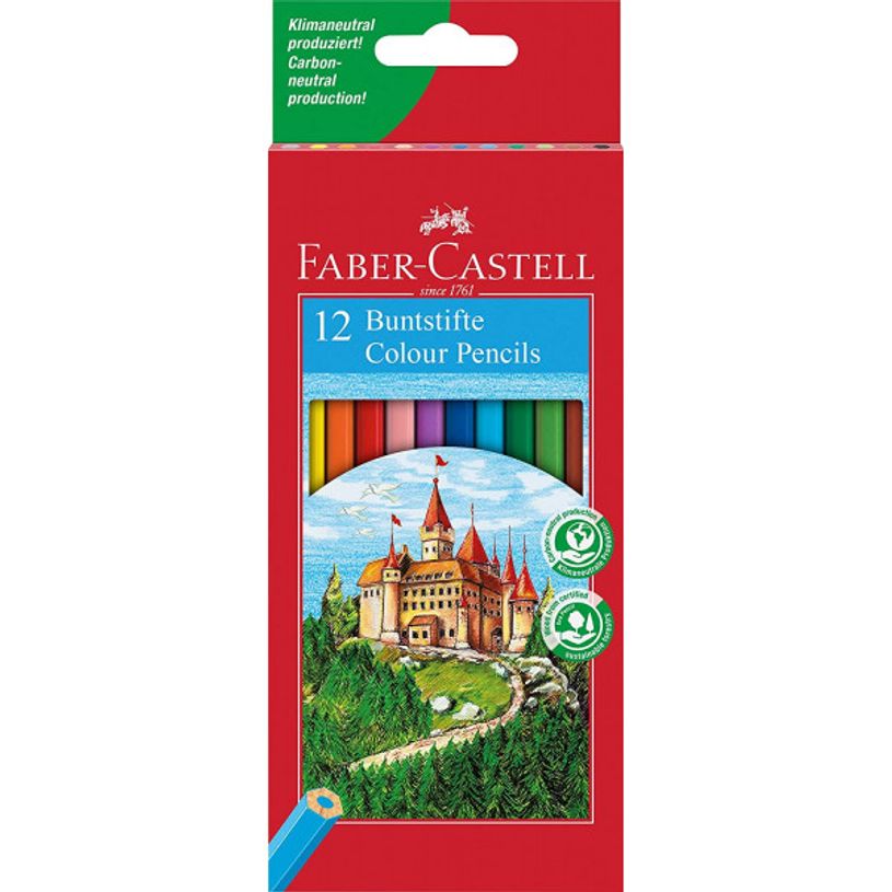 7891360580089-Faber-Castell - 12 crayons de couleur multicolore--0