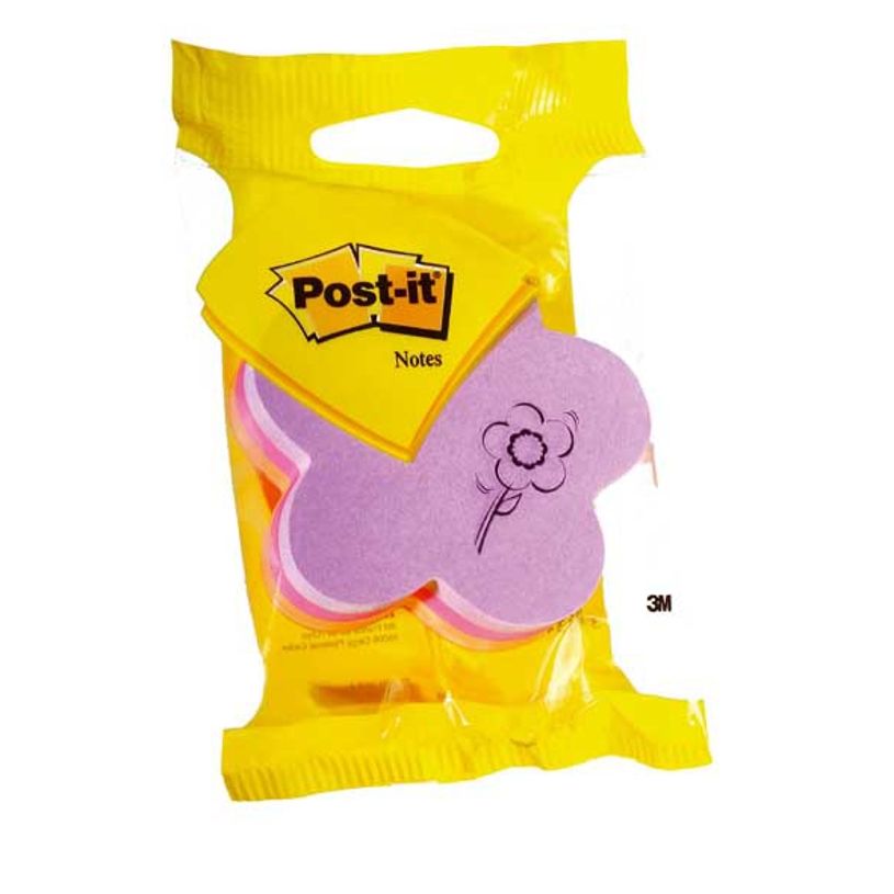 3134375414203-Post-it - Bloc cube forme fleur - 3 couleurs assorties - 225 feuilles-P_1031078_1-0
