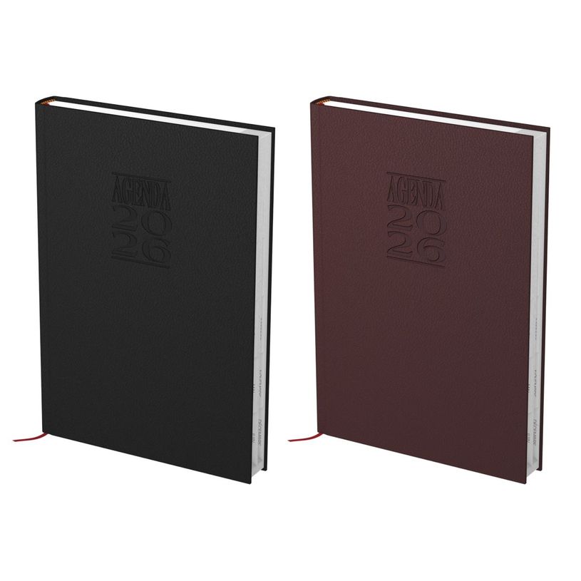 3147281103604-Agenda Lecas Index+ - 1 jour par page - 15 x 21 cm - disponible dans différentes couleurs--0