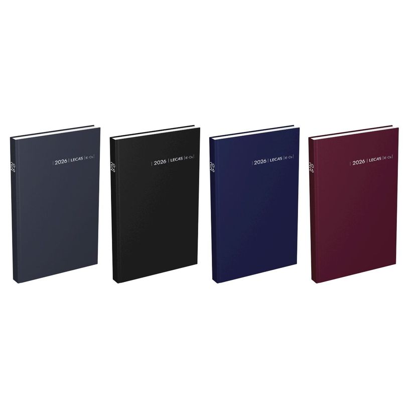 3147281104076-Lecas Couronne Euro Centimes - Agenda 1 jour par page - 12 x 17 cm - disponible dans différentes coule--4