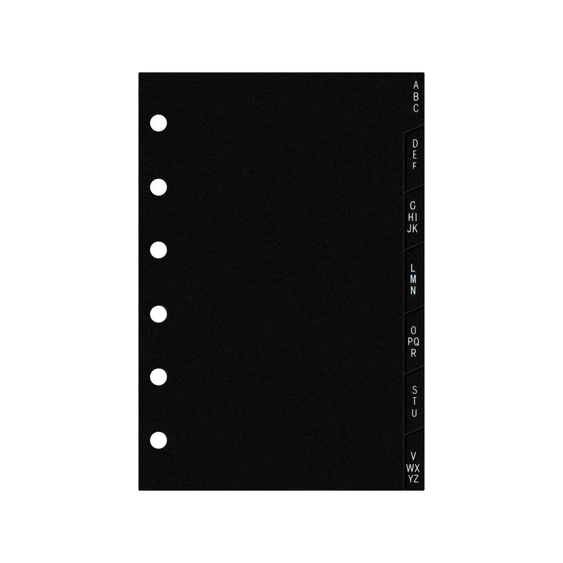 3130630142232-Exacompta Exatime 14 - Recharge pour organiseur - index alphabétique - 8,1 x 12,6 cm--0
