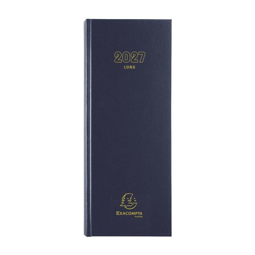 3660942007733-Agenda de bureau Long - Euros et Cents - 1 jour par page - 13,5 x 34 cm - disponible dans différentes cou--0